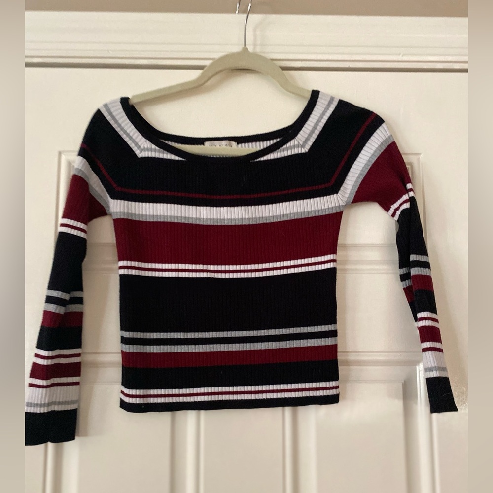 LA Hearts ribbed shirt